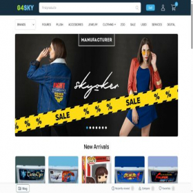 Скриншот главной страницы сайта g4sky.net