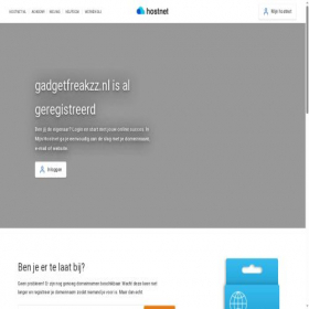 Скриншот главной страницы сайта gadgetfreakzz.nl