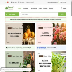 Скриншот главной страницы сайта gafel-shop.ru