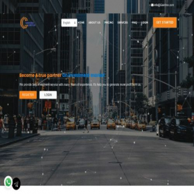 Скриншот главной страницы сайта gaintrex.com