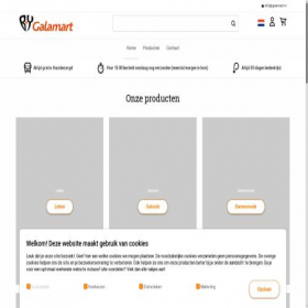 Скриншот главной страницы сайта galamart.nl