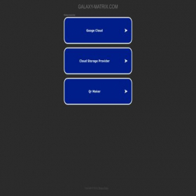 Скриншот главной страницы сайта galaxy-matrix.com
