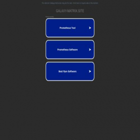 Скриншот главной страницы сайта galaxy-matrix.site