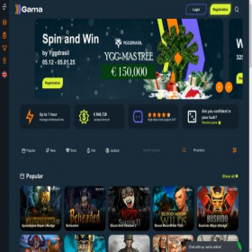 Скриншот главной страницы сайта gamaua.com