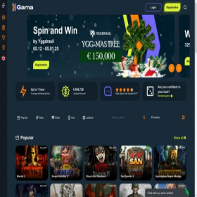 Скриншот главной страницы сайта gamav16.com