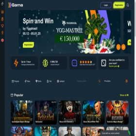 Скриншот главной страницы сайта gamawgame.com