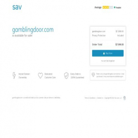 Скриншот главной страницы сайта gamblingdoor.com