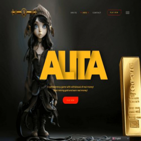 Скриншот главной страницы сайта game.alitagold.com