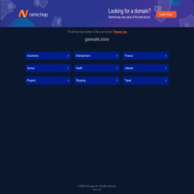 Скриншот главной страницы сайта gameakk.store