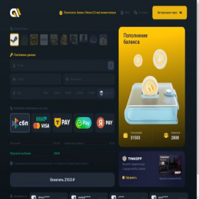 Скриншот главной страницы сайта gamemoney.ru