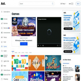 Скриншот главной страницы сайта games.com