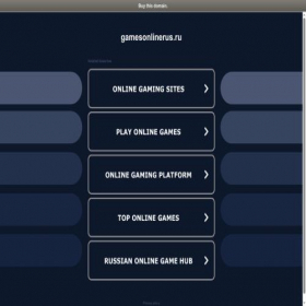 Скриншот главной страницы сайта gamesonlinerus.ru