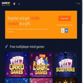 Скриншот главной страницы сайта gamezz.com