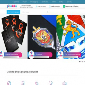Скриншот главной страницы сайта gamma-dv.ru