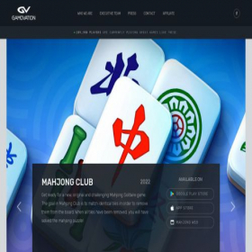 Скриншот главной страницы сайта gamovation.com