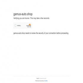 Скриншот главной страницы сайта gamus-auto.shop