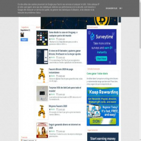 Скриншот главной страницы сайта ganamasbitcoin.blogspot.ru