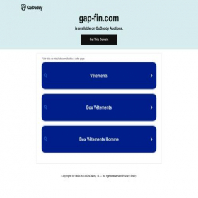 Скриншот главной страницы сайта gap-fin.com