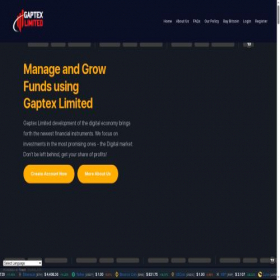 Скриншот главной страницы сайта gaptexlimited.com