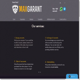 Скриншот главной страницы сайта garantfadin.com