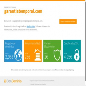 Скриншот главной страницы сайта garantiatemporal.com