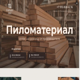 Скриншот главной страницы сайта garantles.ru