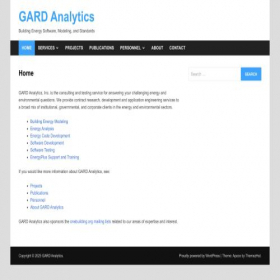 Скриншот главной страницы сайта gard.com