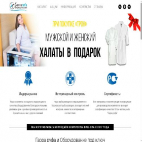 Скриншот главной страницы сайта garrarufa.ru