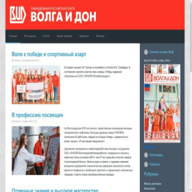 Скриншот главной страницы сайта gazeta-vid.ru