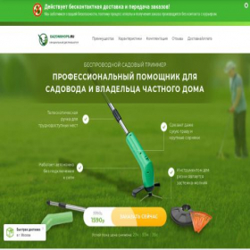 Скриншот главной страницы сайта gazonshops.ru