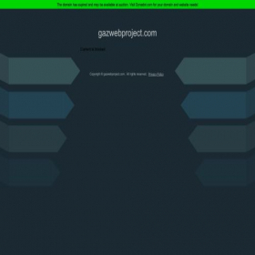 Скриншот главной страницы сайта gazwebproject.com