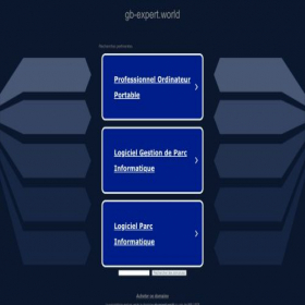 Скриншот главной страницы сайта gb-expert.world