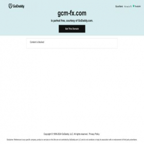 Скриншот главной страницы сайта gcm-fx.com