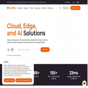 Скриншот главной страницы сайта gcorelabs.com