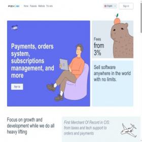 Скриншот главной страницы сайта geckopay.ru