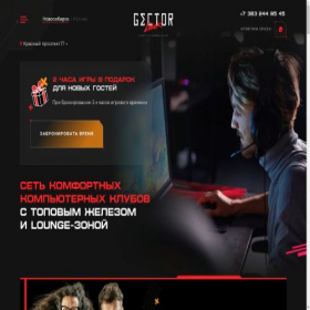 Скриншот главной страницы сайта gectorgeek.ru