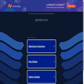 Скриншот главной страницы сайта gefestos.com