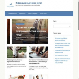 Скриншот главной страницы сайта gejzer.ru