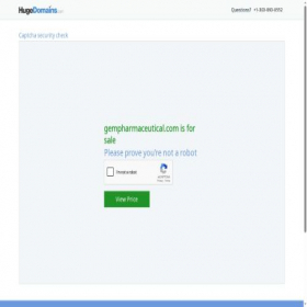 Скриншот главной страницы сайта gempharmaceutical.com