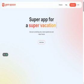 Скриншот главной страницы сайта gemspace.com