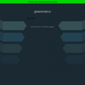 Скриншот главной страницы сайта geneoninvest.co