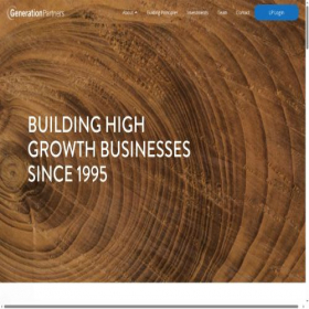 Скриншот главной страницы сайта generation.com