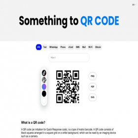 Скриншот главной страницы сайта generator-qr.com