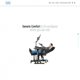 Скриншот главной страницы сайта generic-comfort.com