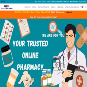 Скриншот главной страницы сайта genericmedstores.com