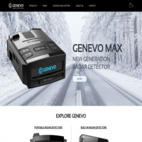 Скриншот главной страницы сайта genevo.com