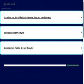 Скриншот главной страницы сайта geoloc.mobi