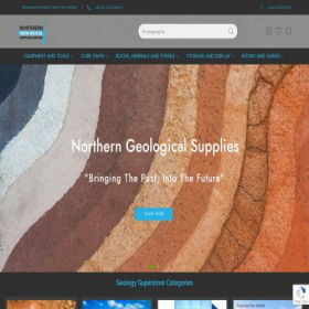 Скриншот главной страницы сайта geologysuperstore.com