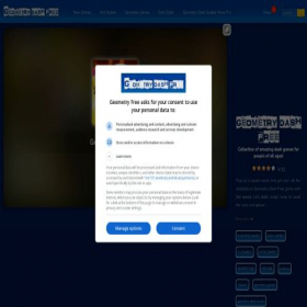 Скриншот главной страницы сайта geometry-free.com