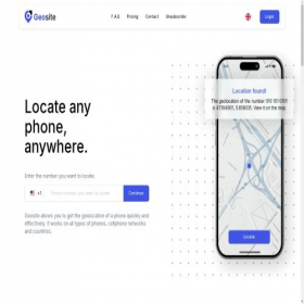Скриншот главной страницы сайта geosite.mobi